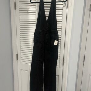Free people black jumpsuit size 25